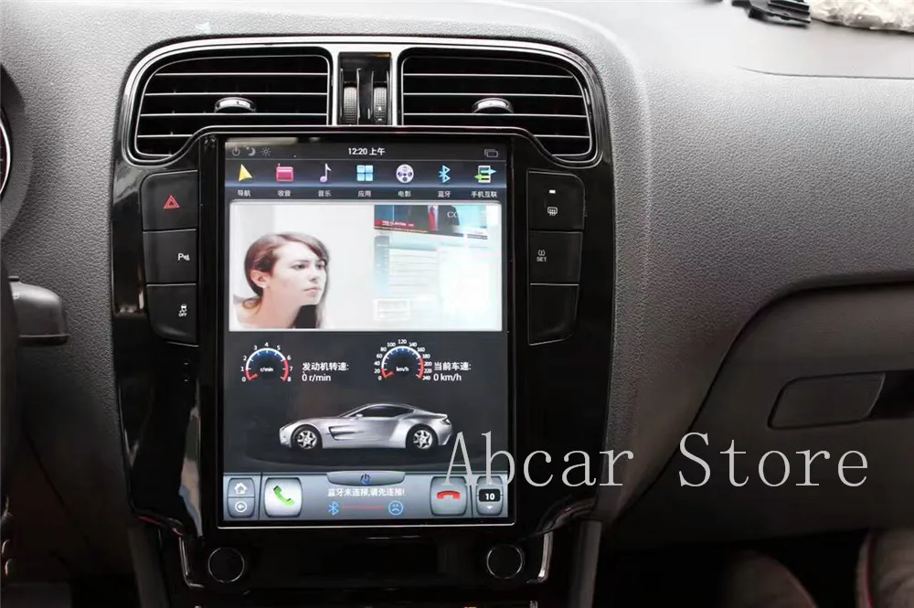 10,4 ''Tesla стиль Android 8,1 автомобильный dvd-плеер gps навигация для Volkswagen Polo 2011- стерео радио авто головные уборы ips PX6