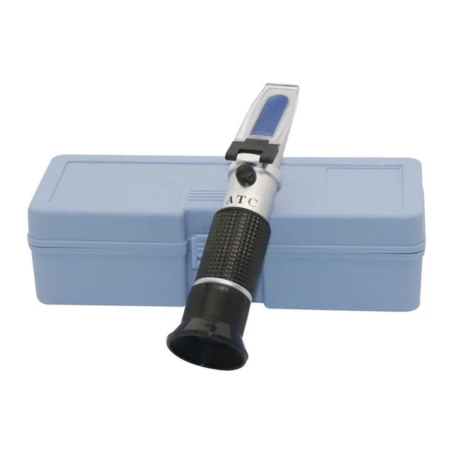 Milk Concentration Detection Refractometer 0~20% Automatic Temperate Compensation Tester Cow Feeding Equipment 1 Set 5