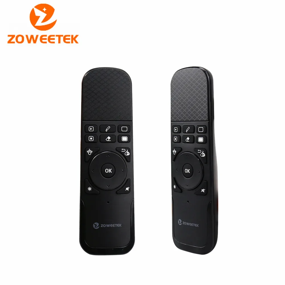 

Zoweetek i7PPT Portable Wireless Presenter Receiver PPT Pointer Black Case Pen Remote Control by Red Laser Comfortable Handheld