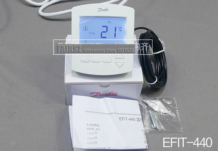Original DANFOSS Room Thermostat Temperature Controller Switch EFIT-440