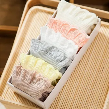 

high quality Princess Lace Baby Girls Socks Cotton Toddler Newborn Infant Socks for 0-3 Years Mix Colors 6 Pairs/Lot Gift Box