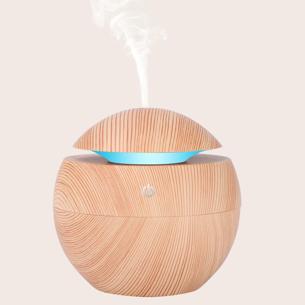 

USB Aroma Essential Oil Diffuser Ultrasonic Cool Mist Humidifier Air Purifier 7 Color Change LED Night light for Office Home