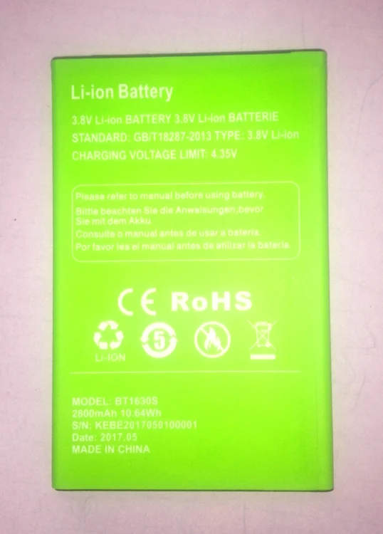 original Timmy M23 phone battery 2500mah 3.8V for Timmy M23 Smartphone Android 6.0 5.0 Inch 4G MTK6737 Quad Core-free shipping