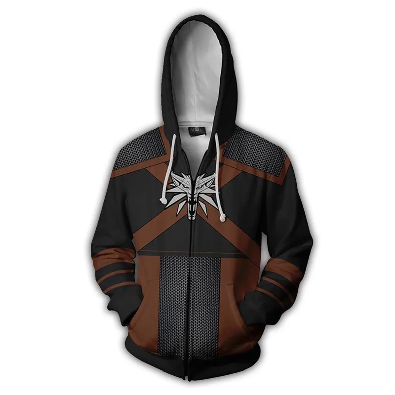Fans Wear Hoodie 3d Printed Sweatshirt Gaming The Witcher 3 Cosplay Hooded Sweatshirts Men Hoodie Polyester
