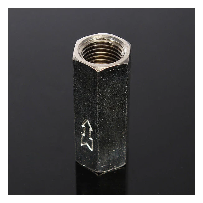 

WSFS Hot Brass 1/4'' Threaded BSPP Female Full Port One Way Air Check Gas Oil Water Valve