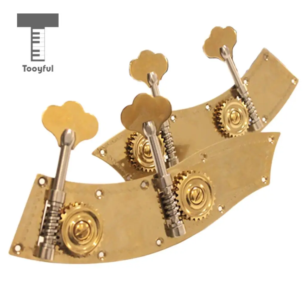 1 Set 2pcs Upright Double Bass Tuning Pegs Tuners Machine Heads Musical Stringed Instrument Accessories
