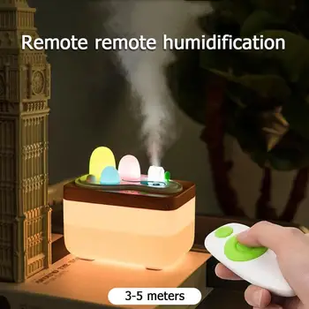 

420ml USB Air Humidifier Essential Oil Diffuser with LED Night Light Remote Control Aroma Diffuser Humidifier for Office Home