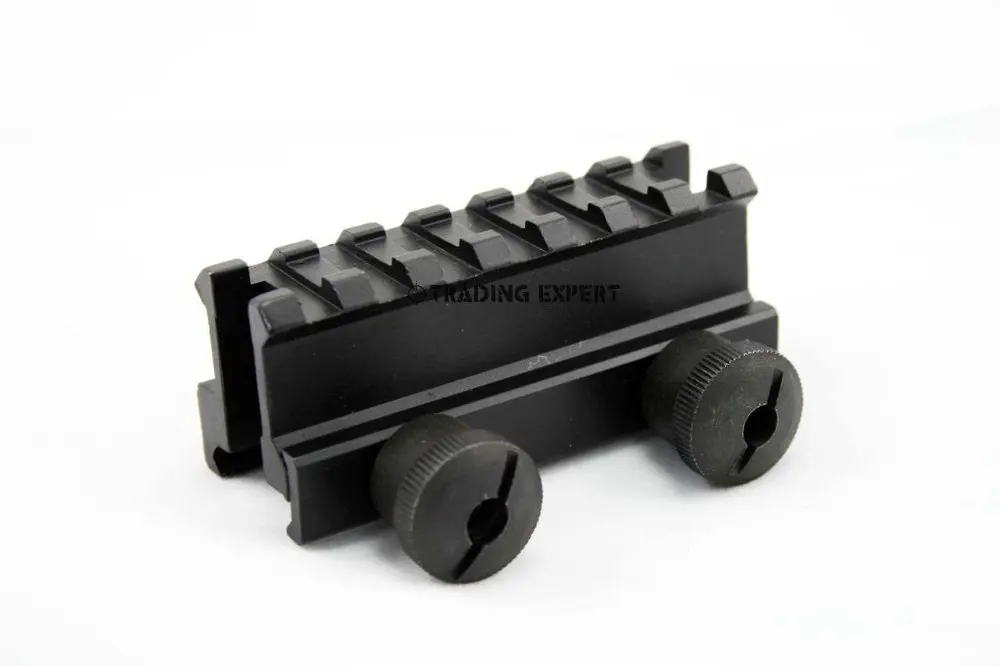 

3" or 75mm high profile rail mounts raiser mount for weaver rail from light weight aircraft quality aluminum