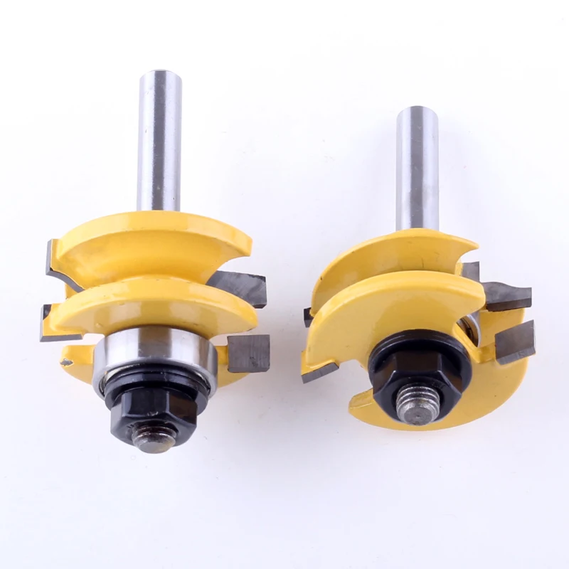 1-3 шт. 8 мм хвостовиком Железнодорожный & Stile фрезы соответствием Стандартный Ogee дверной нож Деревообработка резак шипорезный Станок для
