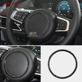 

Airspeed Carbon Fiber Car Steering Wheel Stickers Decals Emblem Decoration Accessories for Jaguar XFL F-PACE XE XEL Car Styling