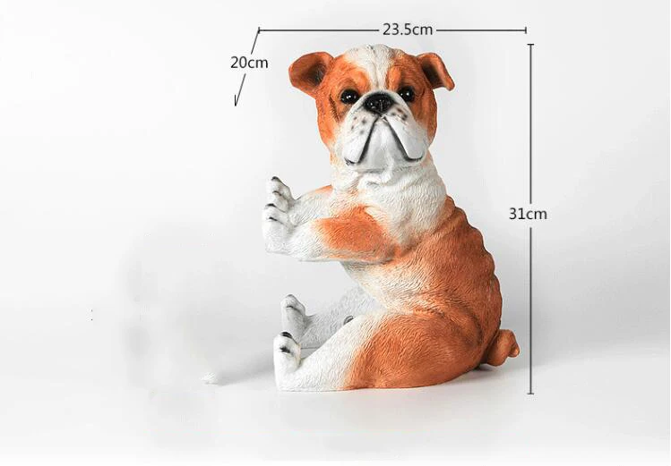 Европейская креативная коробка для ванной комнаты Yissue 3D Wang Xingren Dog бумажный держатель для полотенец, украшение на стену, бумажная коробка для хранения