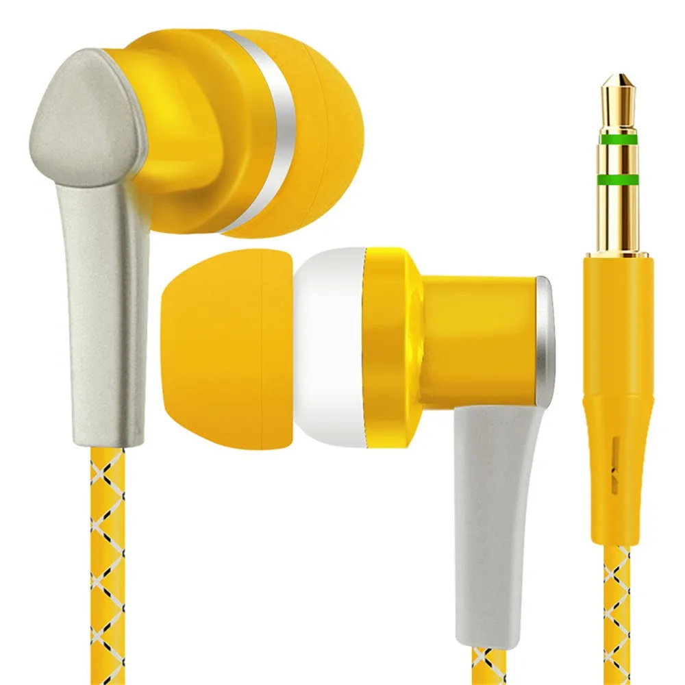 3 5 мм наушники в ухо стерео бас музыка Auriculares проводные спортивные с микрофоном
