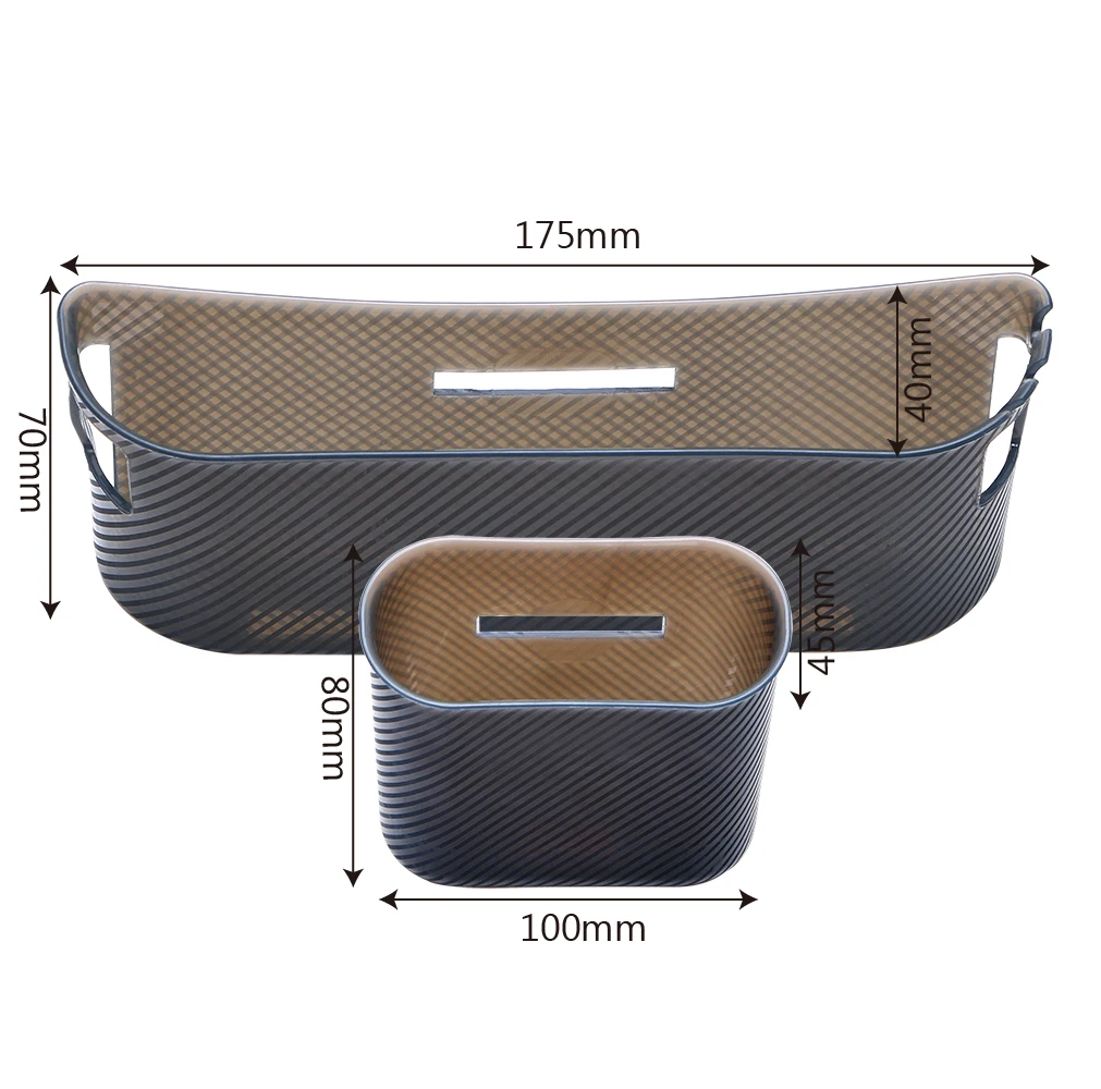 YOSOLO Car Storage Box Auto Organizer Garbage Mesh Card Phone holder Trash Bin Phone Charger Cradle Door Side Hanging Pocket
