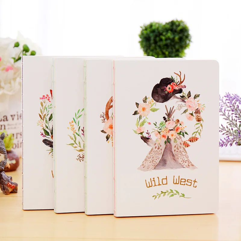 

New Arrivals Wild west A5 Notebook 80 Sheets 18*13cm sketchbook Notepad Hand Account Cute Stationery diary Book papelaria