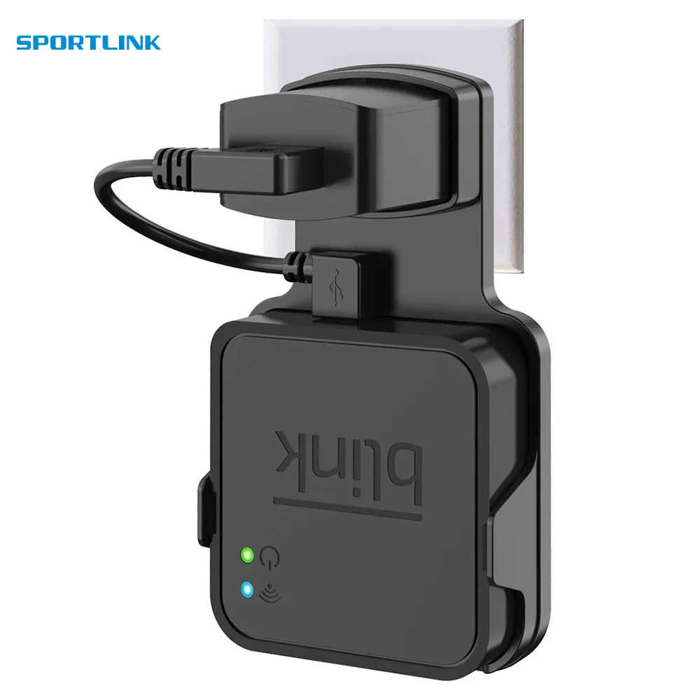 

Outlet Wall Mount for Blink Sync Module with Short Cables for Blink XT Outdoor and Indoor Home Security Camera