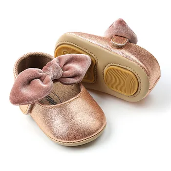 

0-18M Baby Girl Shoes Spring Summer Bow-knot Soft Sole Shoes Anti-slip New Princess First Walkers Shoe For Girl