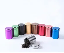 1PC Tinplate Food Cans Tea Trank Coffee Candy Seasoning Storage Box Metal Sealed Jar Kitchen Accessory Organizer JO 1066 ttlife colorful mini tinplate metal box sealed jar packing boxes jewelry candy box small storage cans coin earrings gift box new