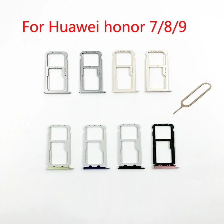 Для huawei honor 7 8 9 лотка sim-карты держатель Nano SIM карты лоток для держания со слотами