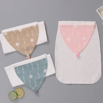 

children's cotton suction Hanjin baby towel compartment Hanjin four layers of gauze Cartoon animal super soft Pad sling