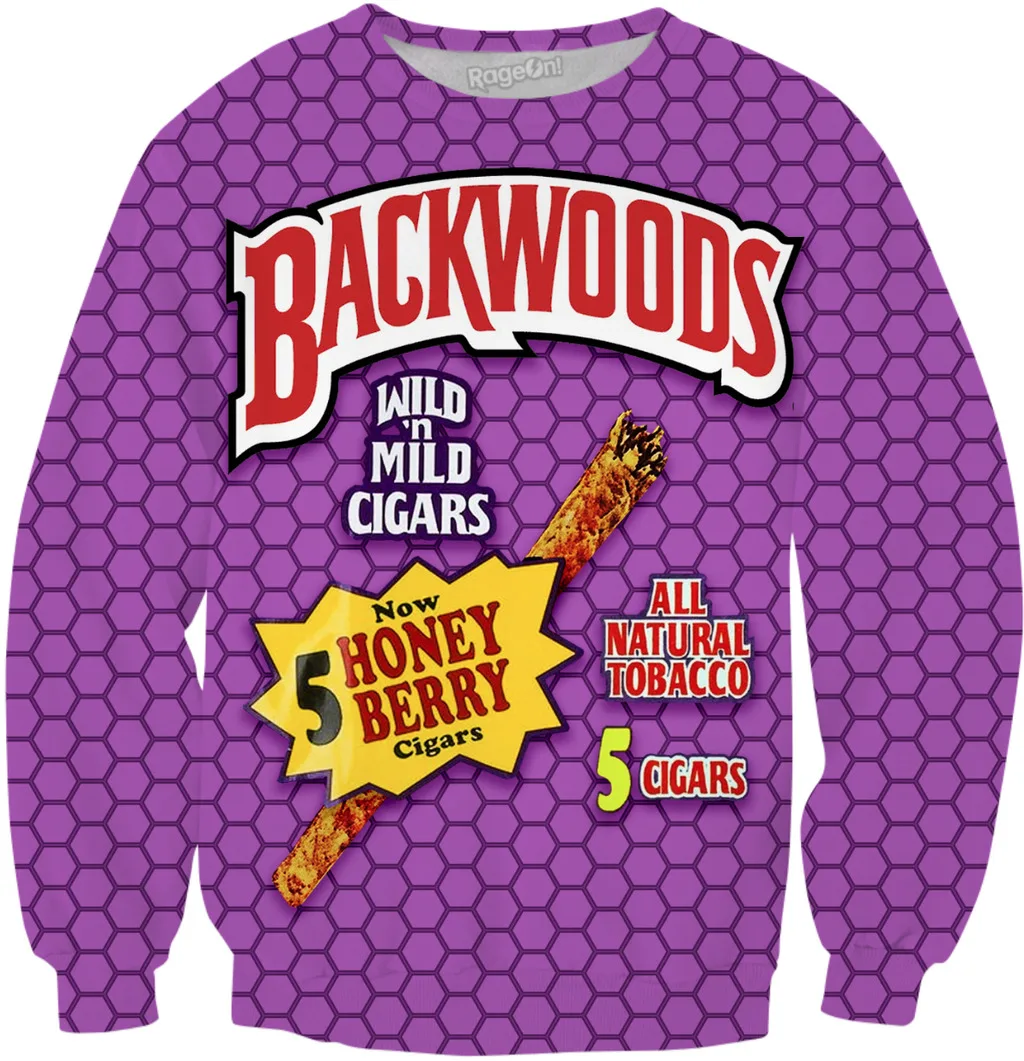 

Backoods Honey Berry Sweatshirt Hoodie Creative 3D Print Hoodies Funny Style Hombre Autumn Unisex Clothing