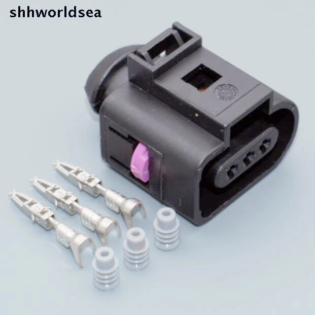 Shhworldsea 5/30/100 комплектов 1J0973703 распредвала камеры датчик отверстия Штепсель разъем