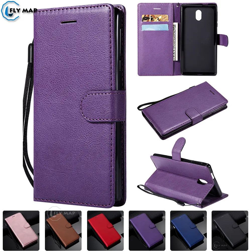 Wallet Case For Nokia 3 TA-1032 TA 1020 TA-1028 Flip Phone Leather Cover Capa For Nokia3 TA 1032 TA-1020 TA-1038 Silicone Box