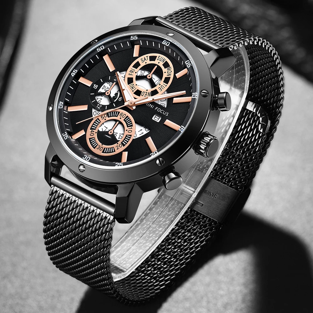

Relogio Masculino New Mens Watches Top Brand Luxury Fashion Watch Slim Mesh Date Waterproof Quartz Watch For Men Blue Clock