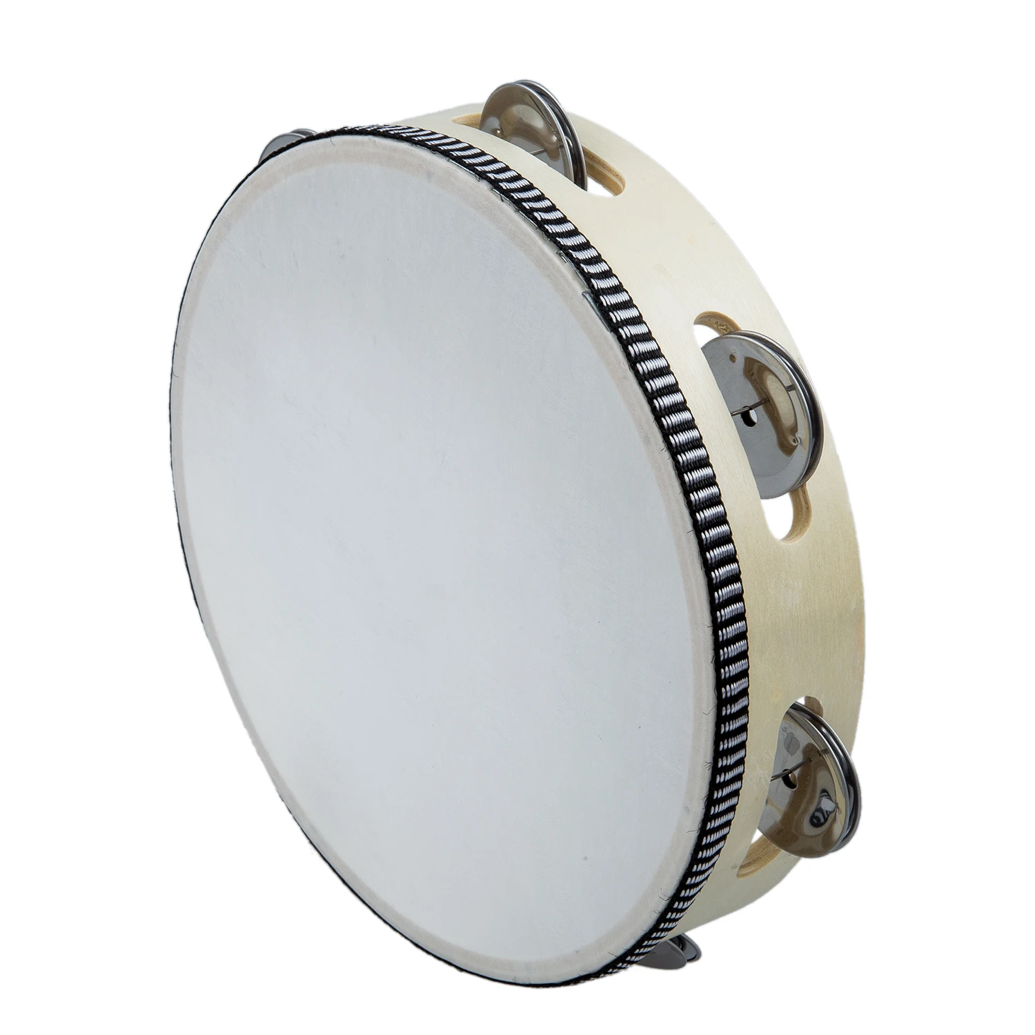 8 Musical Tambourine Drum Round Percussion Gift for KTV Party LGFM