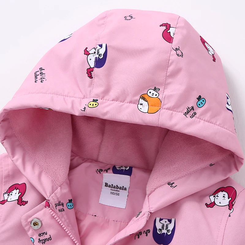 discount  Balabala Children clothing girls coat baby autumn 2019 new Korean version fashion children's cotton