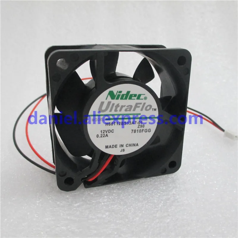 Официальный Электрический вентилятор Nidec UltraFlo H60T12BS13A7 01Z90 DC12V Ant
