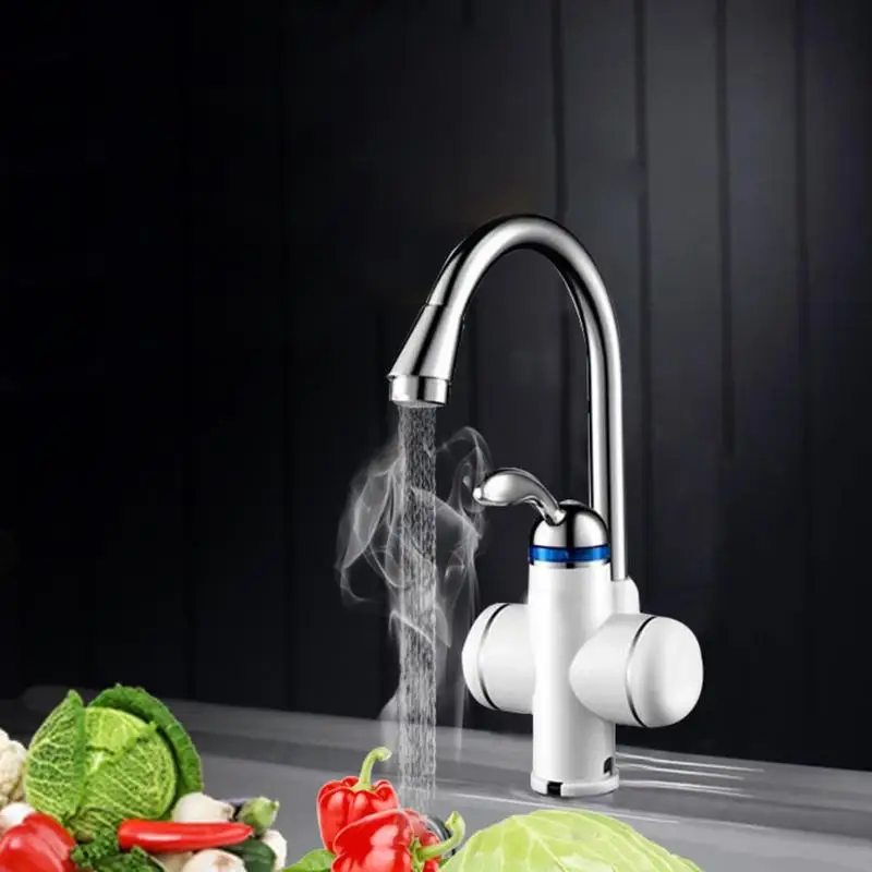

220V Instant Tankless Electric Hot Water Heater Faucet Kitchen Instant Heating Tap Water Heater Kitchen Supply
