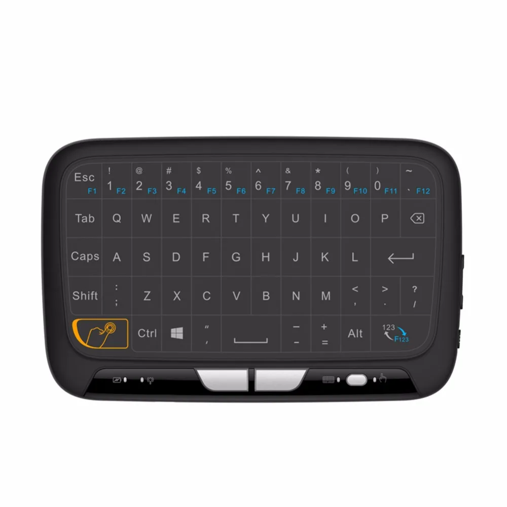 

H18 Mini Wireless Keyboard Full Screen Large Touchpad Air Mouse For Windows & Android System #244025