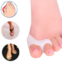 2Pcs Pedicure Concealer for Toes Gel Pedicure Stretchers Bunion Protector Straightener Bunion Corrector Foot Care Hallux