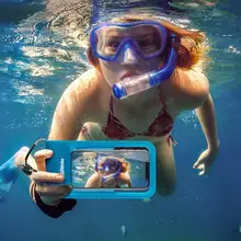 Открытый плавательный телефон Водонепроницаемая сумка TPU легкий сенсорный экран для смартфона сухая сумка чехол для телефона iPhone