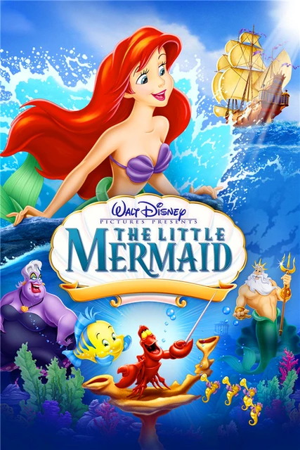 the little mermaid poster little mermaid princess wall stickers little mermaid christmas