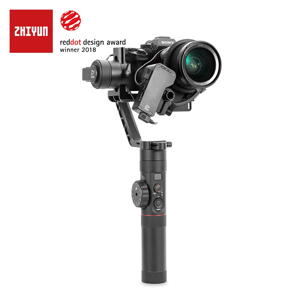 ZHIYUN Crane 2 3-Axis Камера стабилизатор DSLR Камера стабилизатор для Canon устройство непрерывного изменения фокусировки камеры Gimbal для Nikon Vs Zhiyun Smooth 4 Gimbal