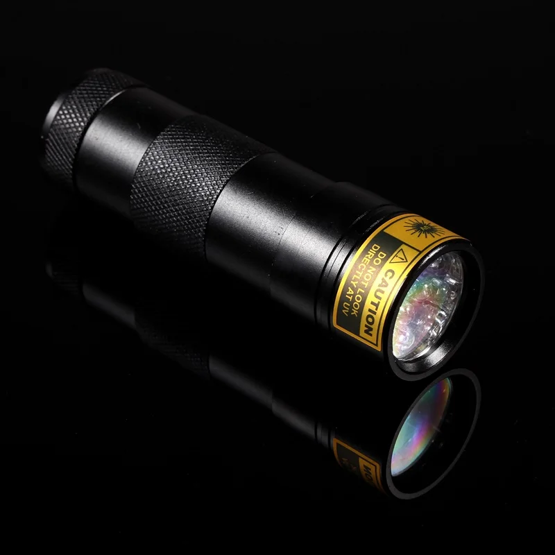ALONEFIRE 12 Led 395nm ультра фиолетовый флэш светильник для кошек и собак домашних