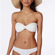 Новое сексуальное бандо Бикини Набор с бикини для женщин купальники и пляжная одежда swimsuits5 Цвет XXXL