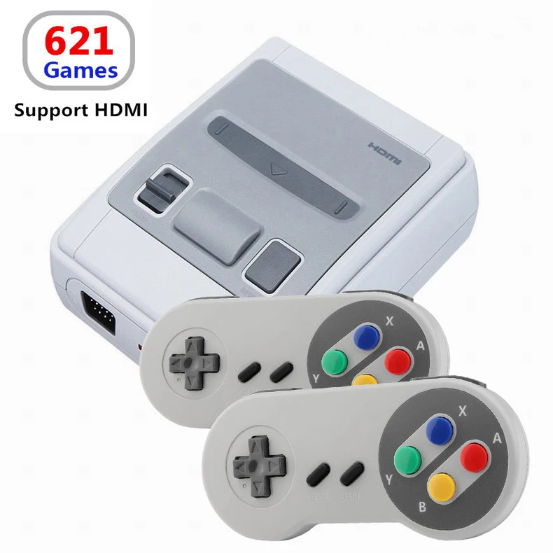 Новинка 2019 621 игр детство ретро Классическая Мини Консоль 4K TV HDMI 8 бит портативная