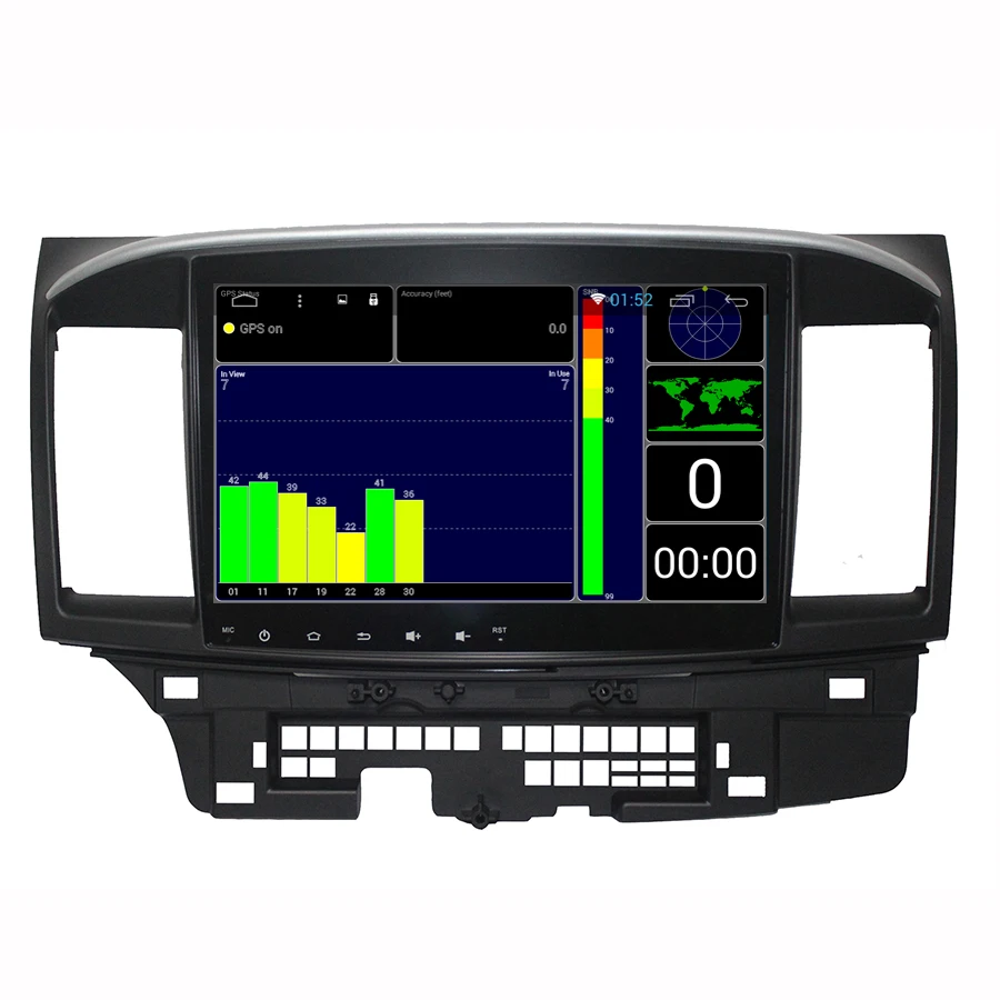 Discount Android 7.1 Octa Core Car Radio For Mitsubishi Lancer EX 2010-2016 Car head Unit GPS Navigation Car Stereo Multimedia 4