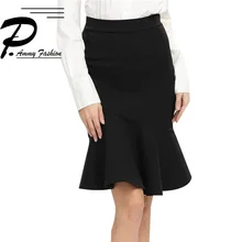 Европейская новая Корейская версия высокой поясная сумка юбки женские модные сексуальные оборки одноцветные юбки плюс размер
