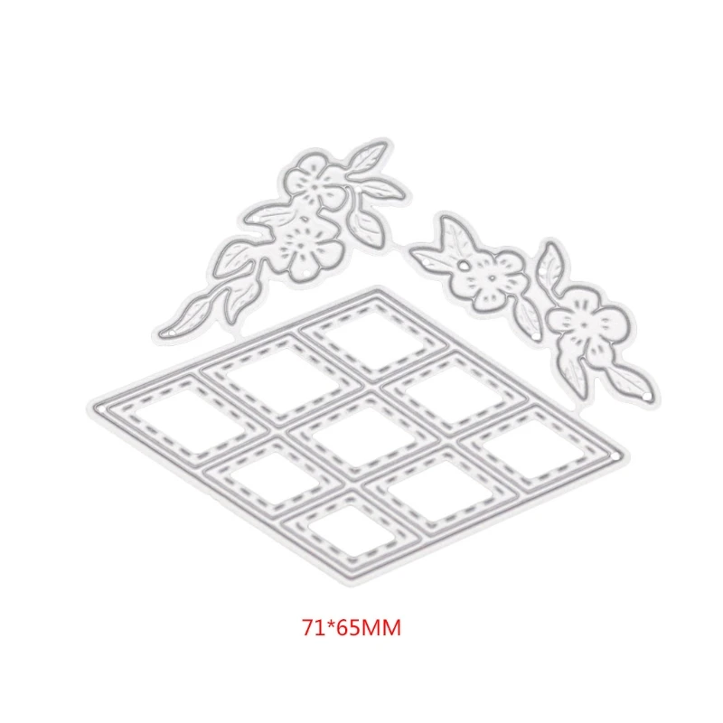 

Flower Frame Cutting Dies Stencil DIY Scrapbooking Embossing Paper Home Decor