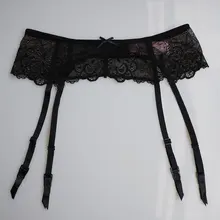 Подвязки кружева с цветочным рисунком и бантом металлическими пряжками/застежками подвязки Ремни Для женщин/Женские Модные Повседневные подтяжки Ремни для чулки подарок GA1132