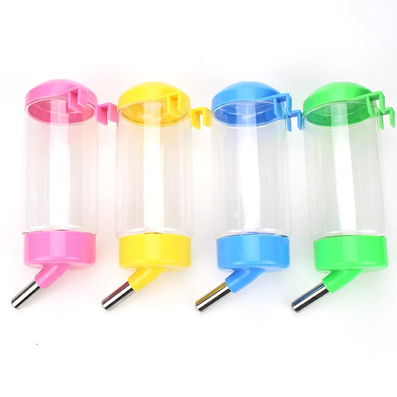 

400ml Pet Dog Drinking Water Bottles Dog Cat Water Drinker Hanging Bottle Dispenser Cat drinking kettle 4 Colors Pets Supplies