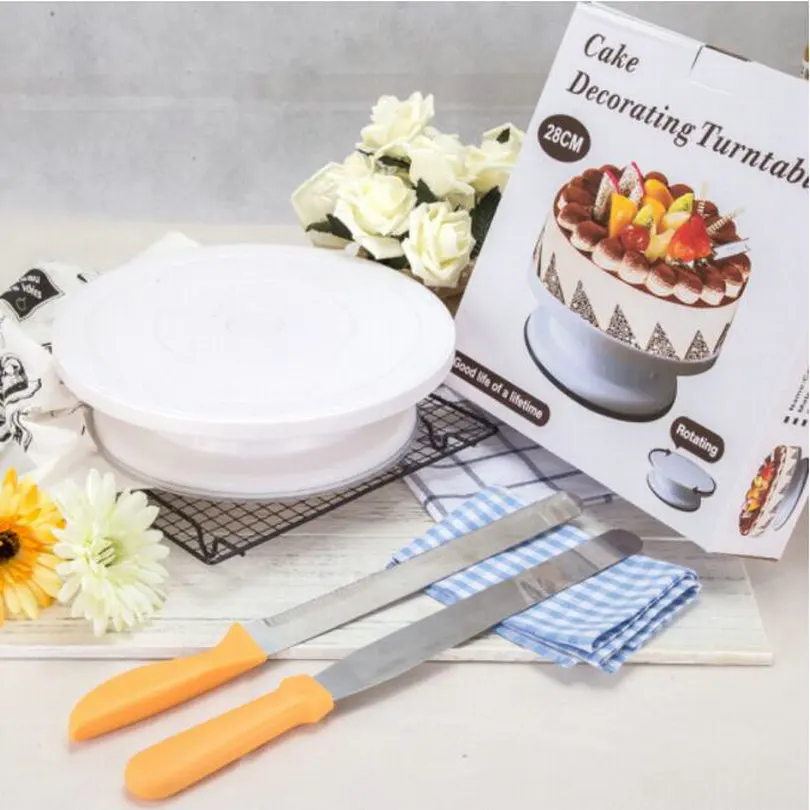 cake making turntable cake show display stand_0001