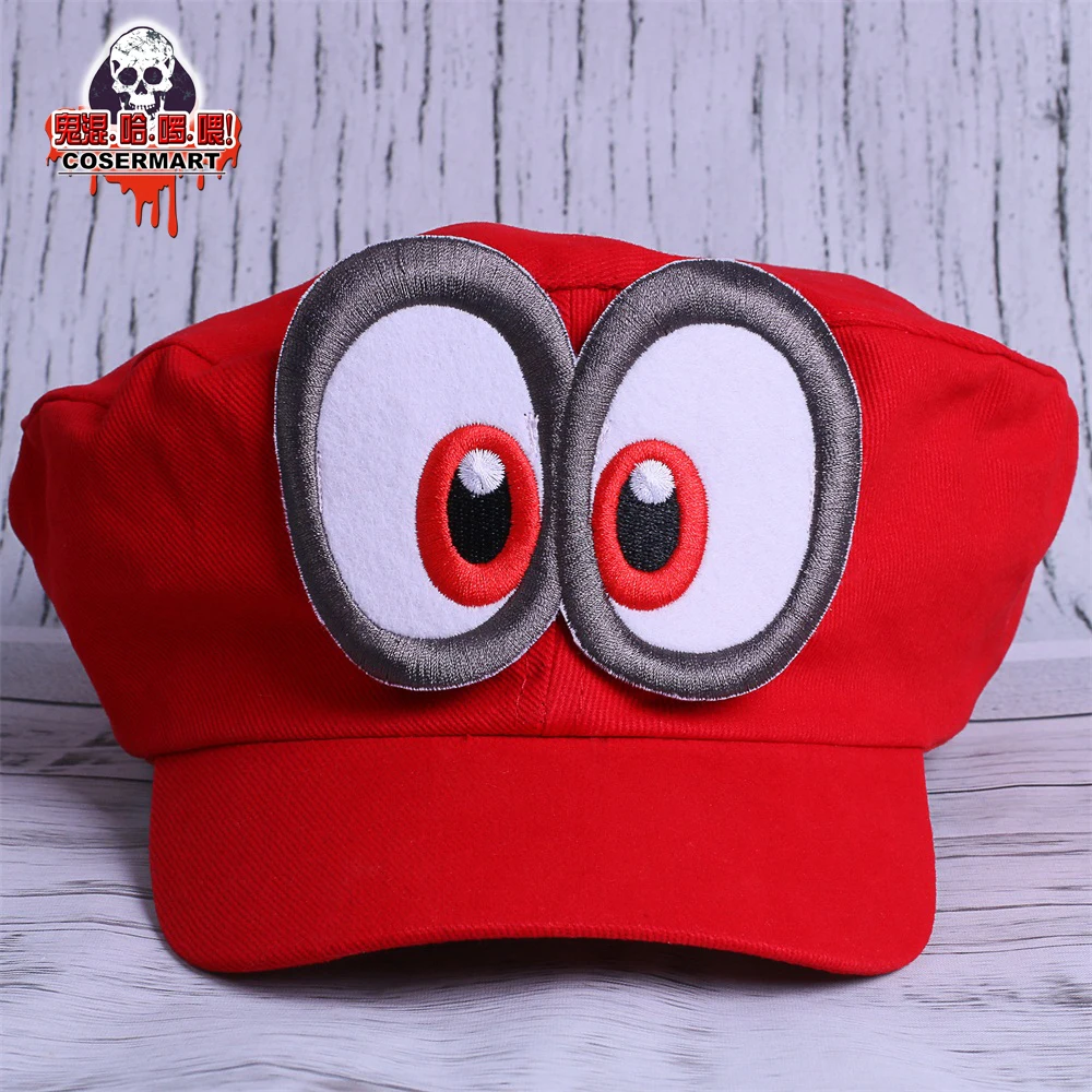 Супер шапка Марио Red Odyssey новая Кепка Марио носимые бейсболки унисекс Регулируемый хлопковый костюм Хэллоуин вечерние костюмы