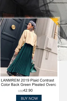 LANMREM 2019 осенне-зимнее Новое модное женское пальто свободного покроя с кисточками брошь TC349