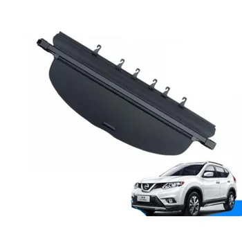 

Car Rear Trunk Security Shield Cargo Screen Shield shade Cover Fits For Nissan Qashqai 2016 2017 2018 2019 2020(Black, beige)
