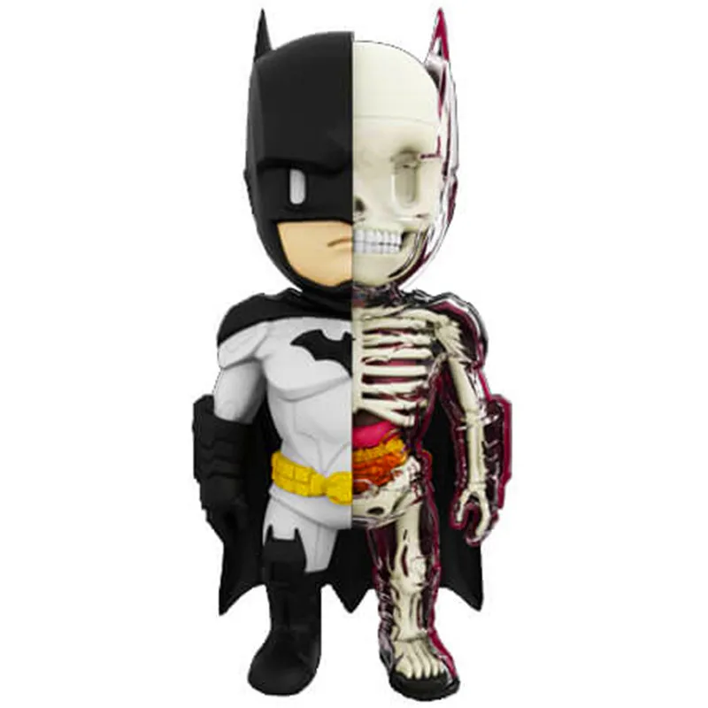 

4D XXRAY The Avengers Superhero Batman Mighty Jaxx Jason Freeny Dissection Cartoon PVC Action Figure Model Toy X1081
