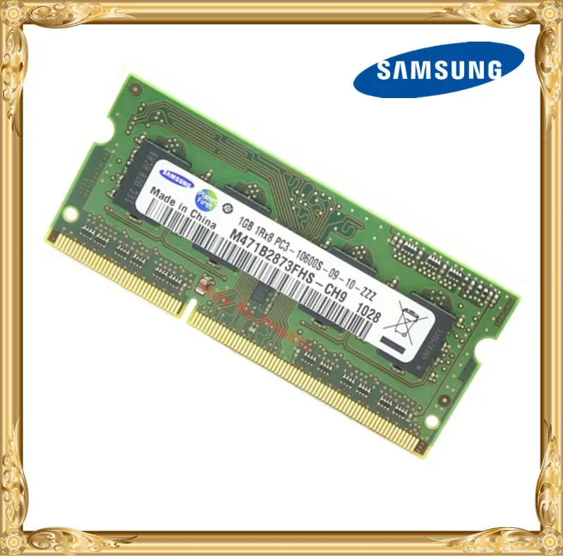 Память для ноутбука Samsung DDR3 1 ГБ 1333 МГц телефон оперативная память 10600S 1G|notebook ram|laptop